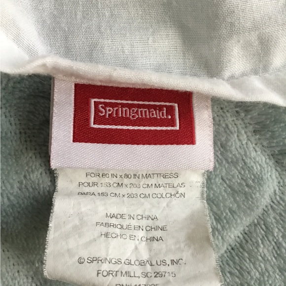 Spring maid Queen black bed skirt - Picture 4 of 5